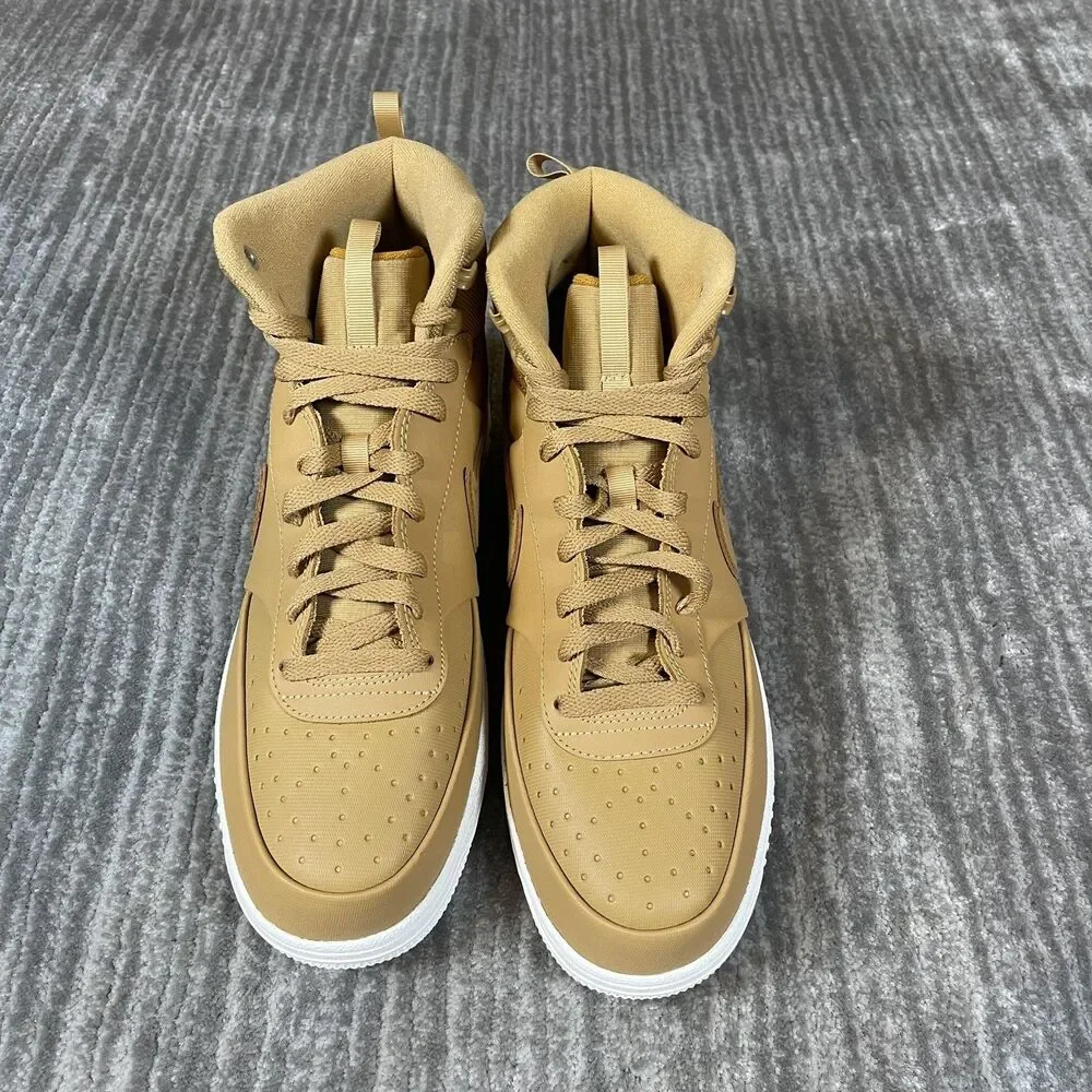 Nike Court Vision Mid WNTR Shoes Mens Size 11.5 Elemental Gold DR7882-700
